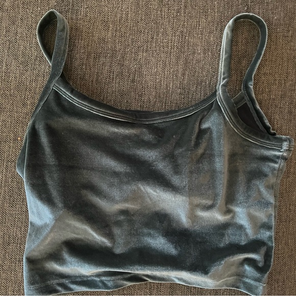 Beyond Yoga Velvet Tank Top - Dark Green - Picture 2 of 3